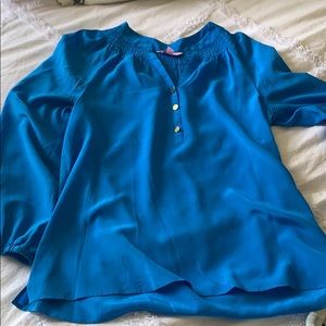 Lilly Pulitzer Elsa silk top